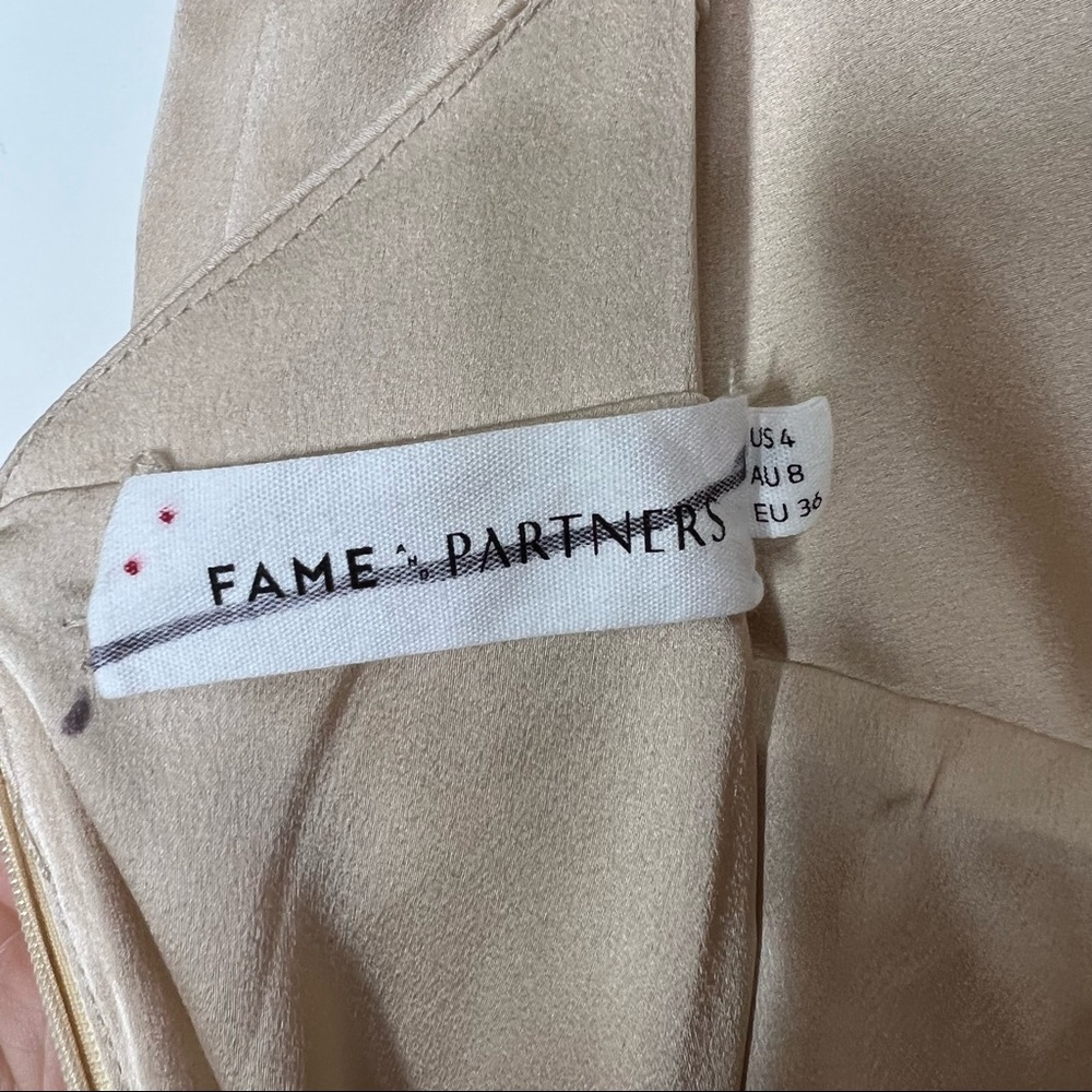 NWT Fame and Partners x Free People Rosabel Cowl Neck Silky Maxi Slip Dress - Picture 7 of 13